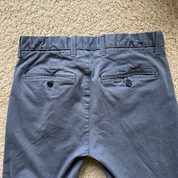 Gap Skinny Stretch Khaki Pants - Men's 28 x 30 Blue Pearl - Picture 8 of 10